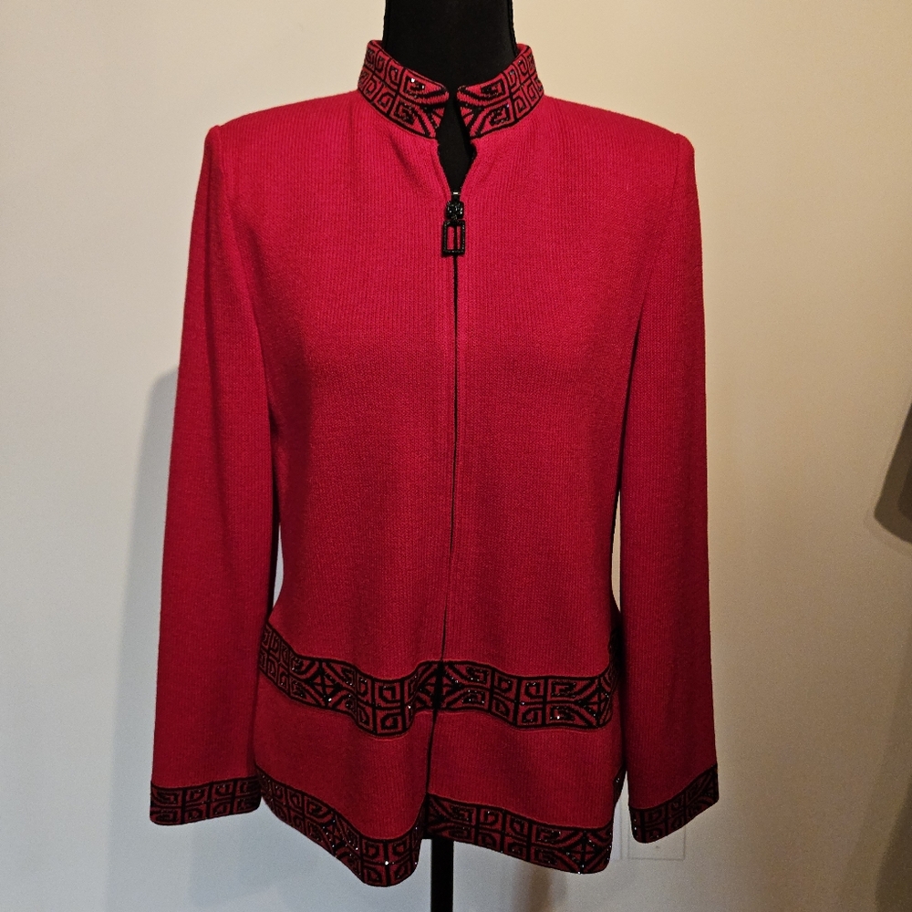 Vintage St John Evening Red Jacket
